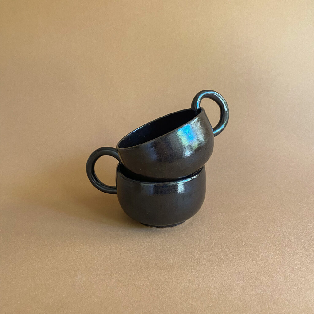 Cappuccino brown cup